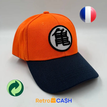 Casquette Dragon Ball Z Orange réglable Avec Symbole Kanji Go Retro CASH