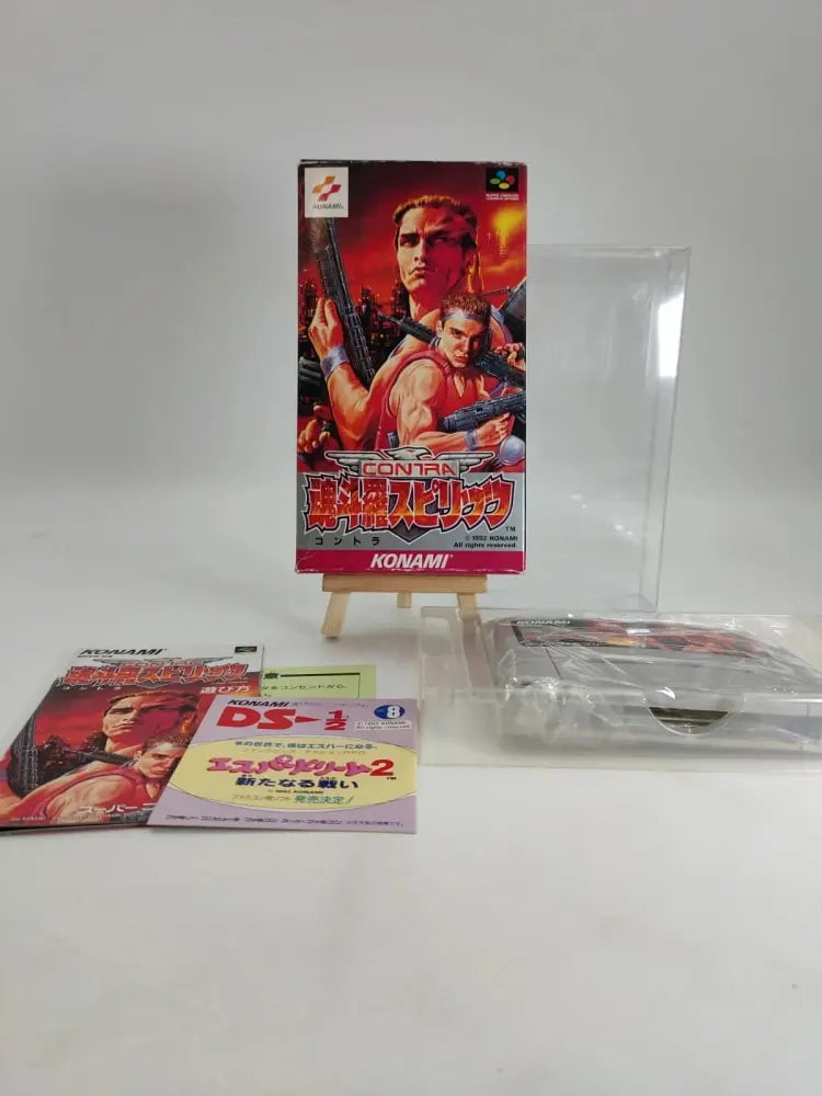 Contra 3 Jeu Nintendo Super Famicom en boîte complet jap Retro CASH