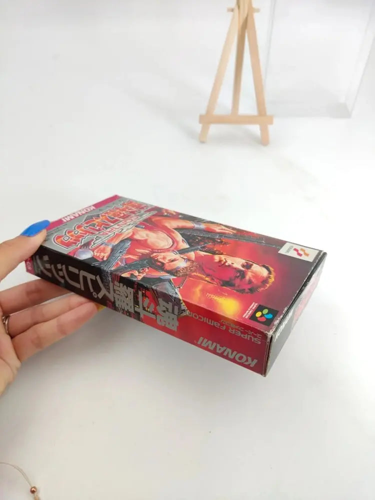 Contra 3 Jeu Nintendo Super Famicom en boîte complet jap Retro CASH